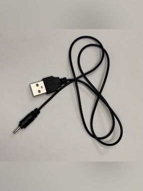 USB to DC Barrel Power Cable - Black
